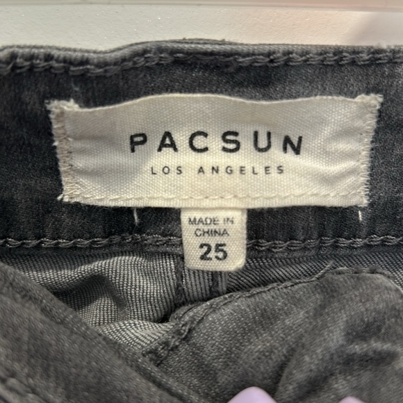 PacSun Grey Denim Skirt - Picture 3 of 3